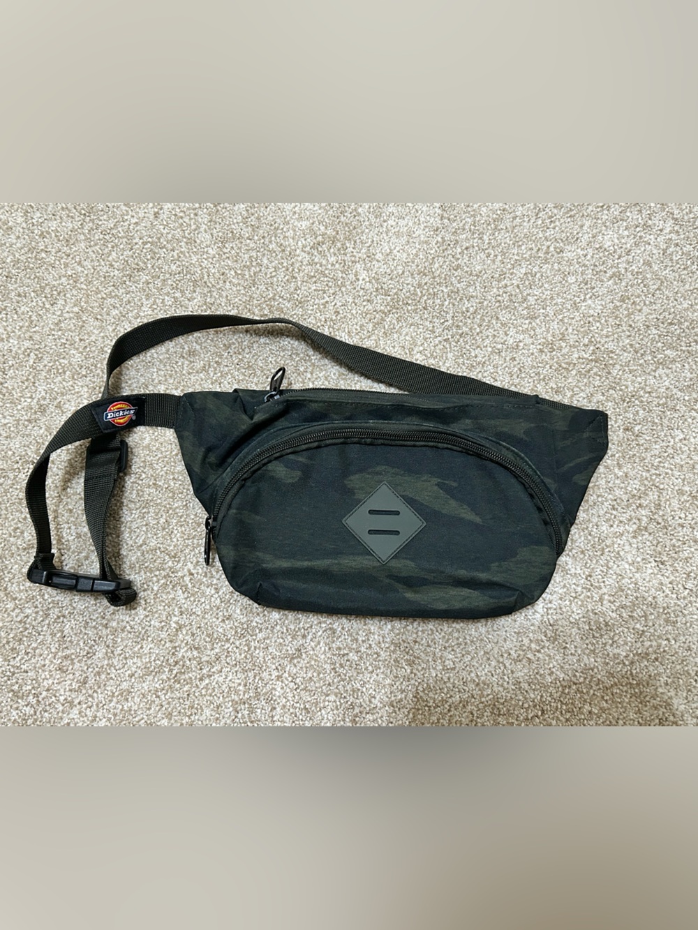 Dickies Green Camo Sling Belt Bag NEW streetwear